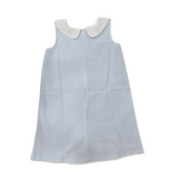 Bluebell Days: Hand-Embroidered Charm in Elegant Cotton.