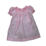 Soft Pink Dreams- The Elegance Of Smocked Cotton Dress.