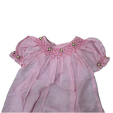 Soft Pink Dreams- The Elegance Of Smocked Cotton Dress.