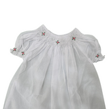 Whispers of White-A-Smocked Cotton Dream Dress.